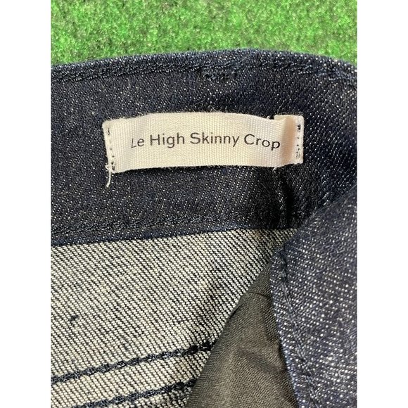 FRAME LE HIGH Skinny Crop High-Rise Black Jegging Jeans Womens‎ Sz 24 - Picture 7 of 11